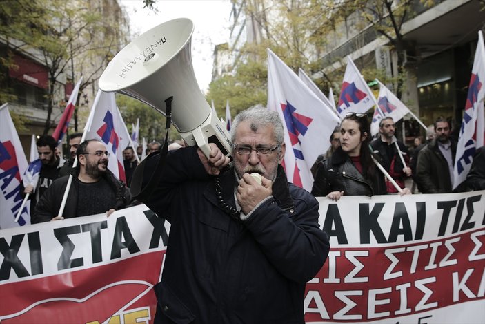 Yunanistan'da basın grevde