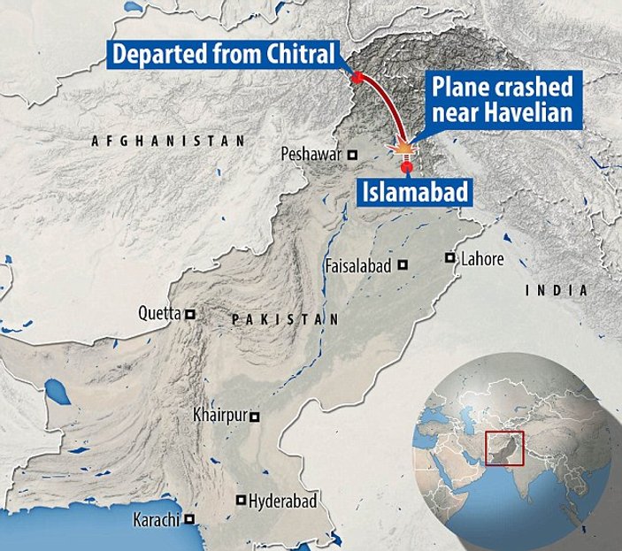 Pakistan'da yolcu uçağı düştü