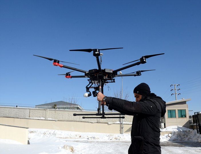 Bitlis'e termal kameralı drone