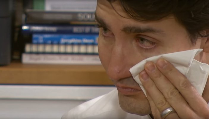 Kanada Başbakanı Trudeau'nun duygusal anları