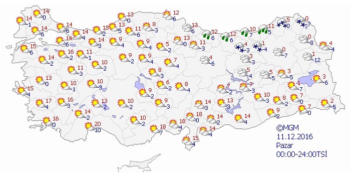 Salı gününden itibaren sıcaklıklar azalacak