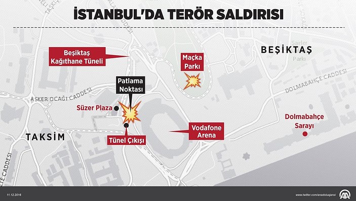 İstanbul'daki terör saldırısında gözaltı kararı