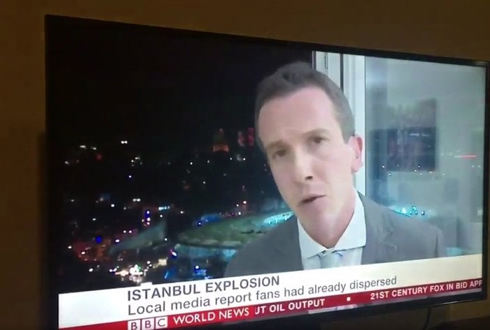 Terör saldırısından sonra BBC canlı yayına geçti