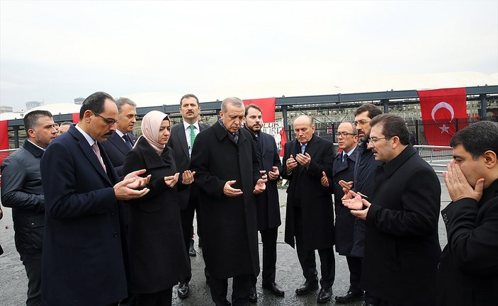 Erdoğan'dan saldırının olduğu noktaya ziyaret