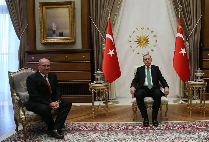 Cumhurbaşkanı Erdoğan ATO Başkanı Baran'ı kabul etti