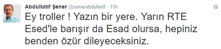 Abdüllatif Şener'den tartışma yaratan tweet'ler