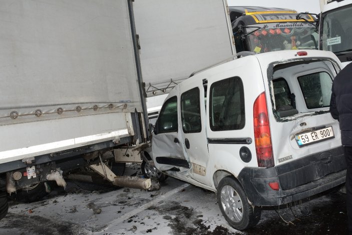 Aksaray'da zincirleme trafik kazası