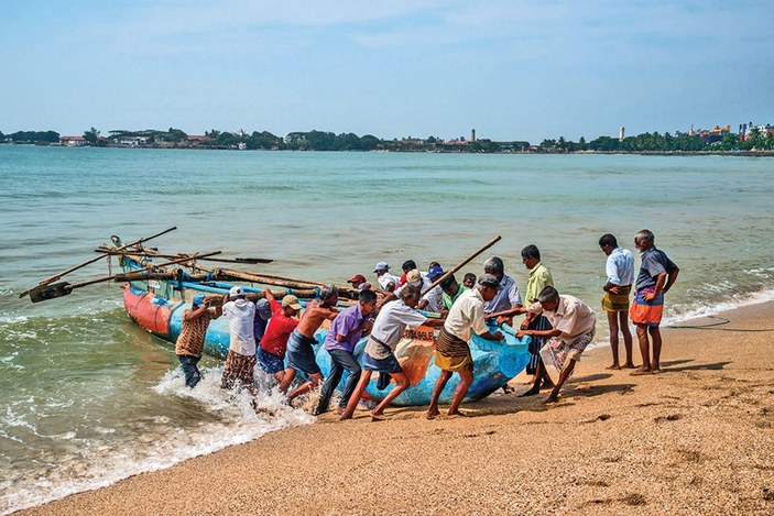 Sri Lankalı balıkçılar