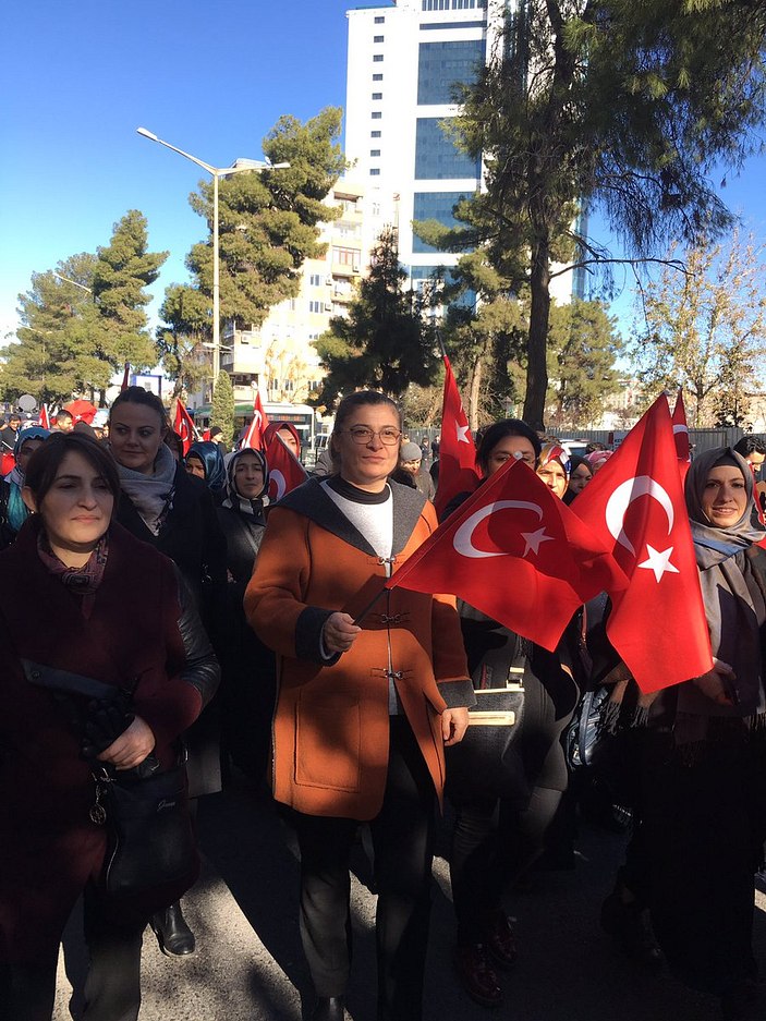 Şanlıurfa'da 'teröre tepki kardeşliğe davet' yürüyüşü