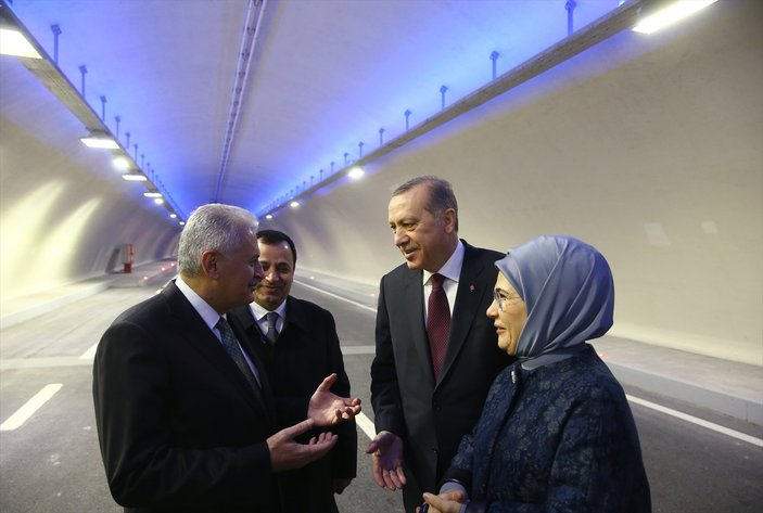 Avrasya Tüneli'nden ilk geçişi Erdoğan yaptı