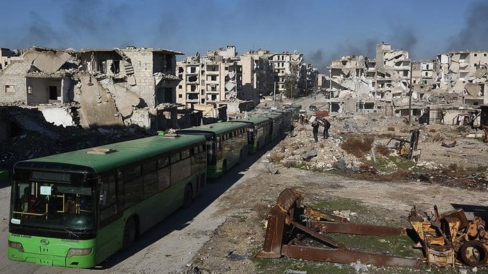 Halep'te tahliyeler tamamlandı