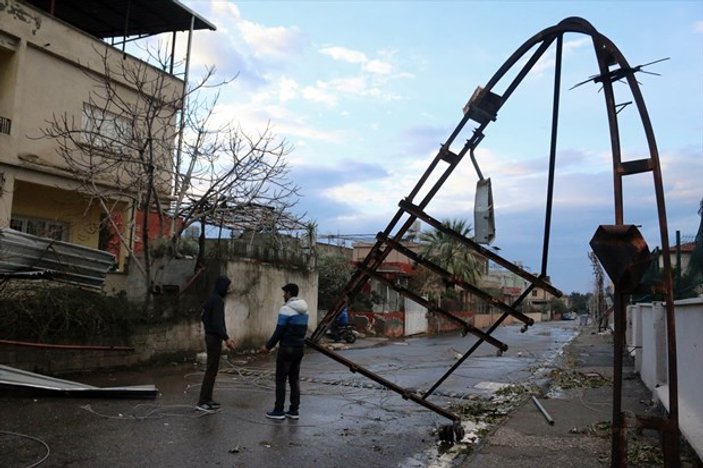 Hatay'da şiddetli fırtına