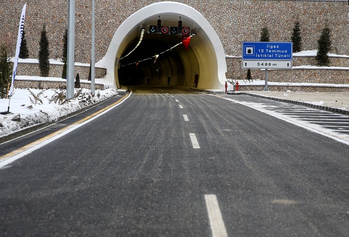 Ilgaz 15 Temmuz İstiklal Tüneli açıldı