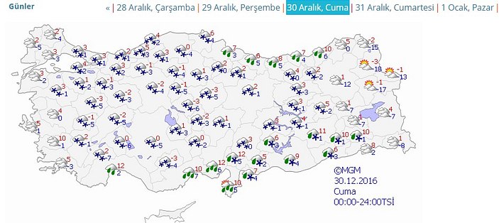 Türkiye genelinde soğuk hava etkisini arttıracak