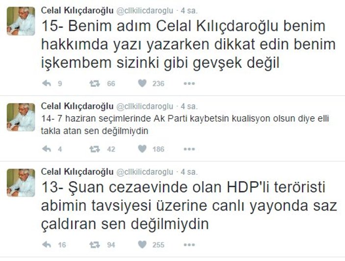 Celal Kılıçdaroğlu'ndan Ahmet Hakan'a cevap