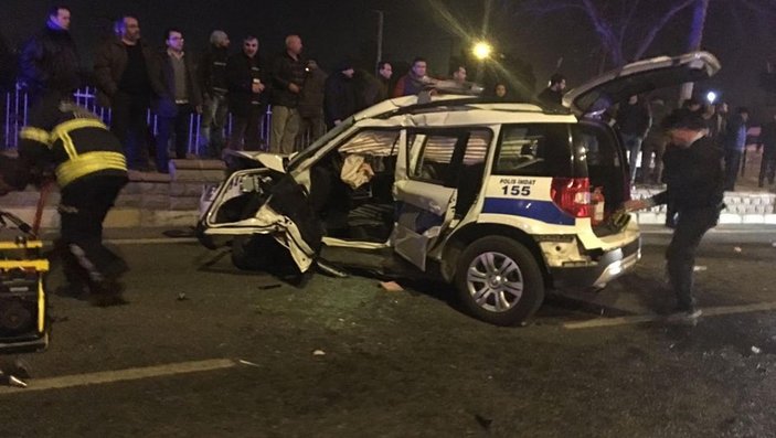 Aydın'da polis aracı kaza yaptı: 2 polis şehit