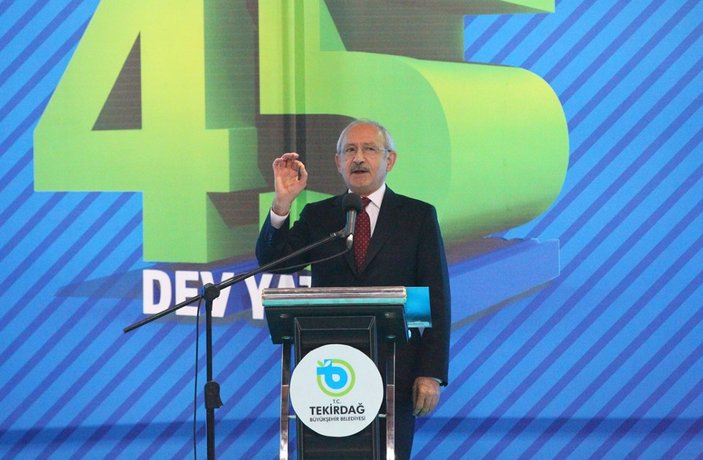 Kılıçdaroğlu, Tekirdağ'da toplu açılış törenine katıldı
