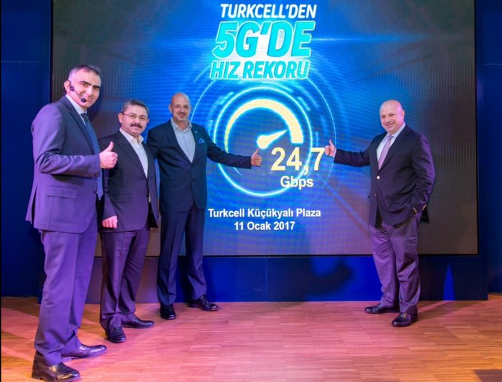 Turkcell, 5G testinde 24,7 Gbit hıza ulaştı