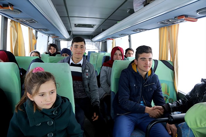 Konya'da mahsur kalan öğrenciler kurtarıldı