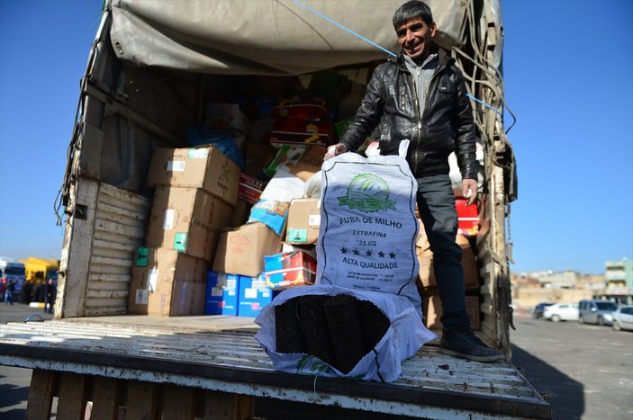 Şanlıurfa'dan Halep'e yakacak yardımı