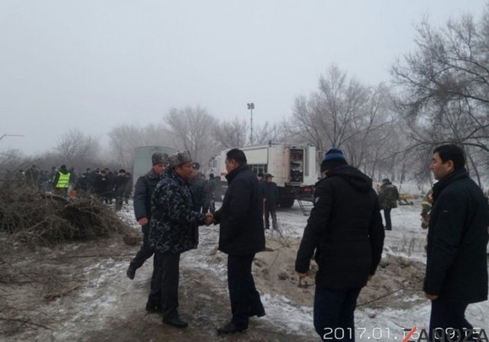 Kırgızistan'da Türk kargo uçağı düştü