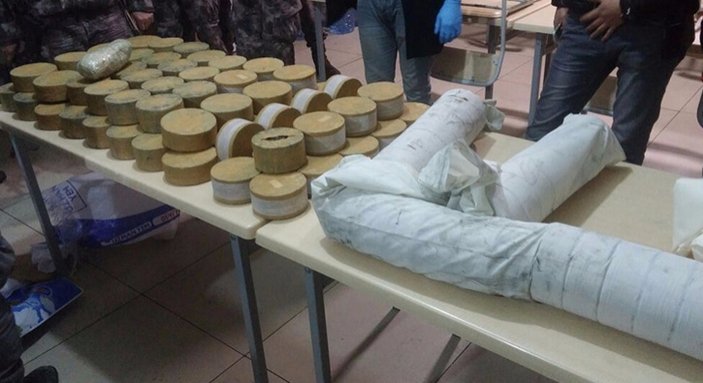 Ağrı'da 4 İranlı 120 kilo eroinle yakalandı