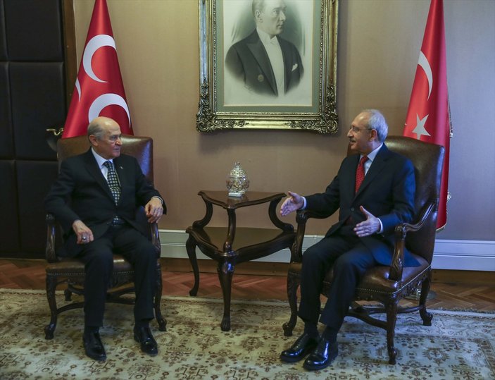 Kılıçdaroğlu ve Bahçeli görüştü