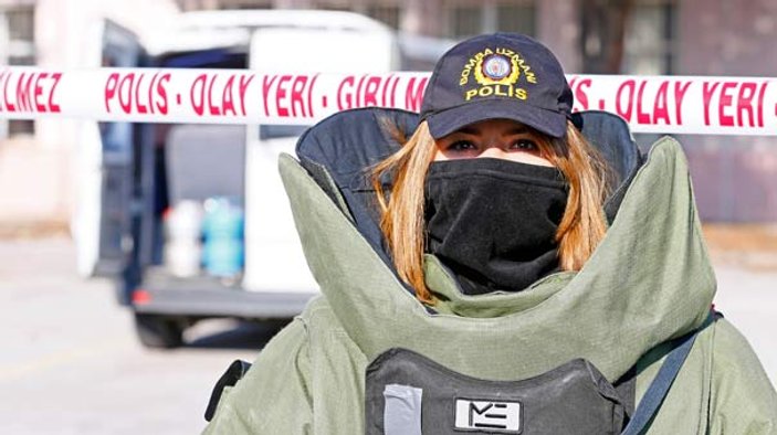 Türkiye'nin tek rütbeli kadın bomba imha uzmanı