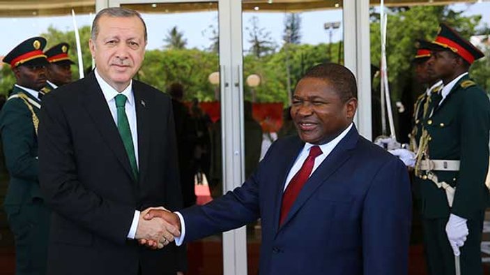 Cumhurbaşkanı Erdoğan Mozambik'te