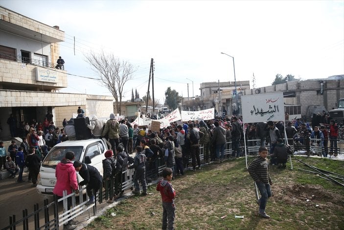 Cerablus'ta PYD protestosu