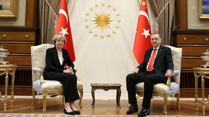 Erdoğan ve May'den ortak basın toplantısı