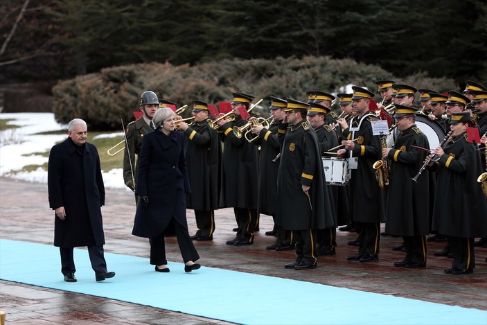 Erdoğan ve May'den ortak basın toplantısı