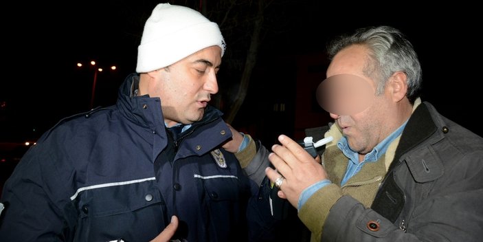 Aksaray’da alkollü sürücü polisleri peşine taktı