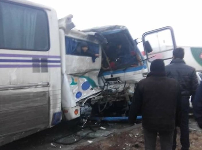 Konya'da zincirleme trafik kazası