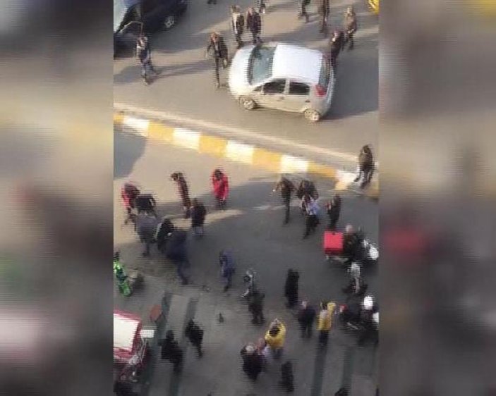 Taksim'de bıçaklı kavga