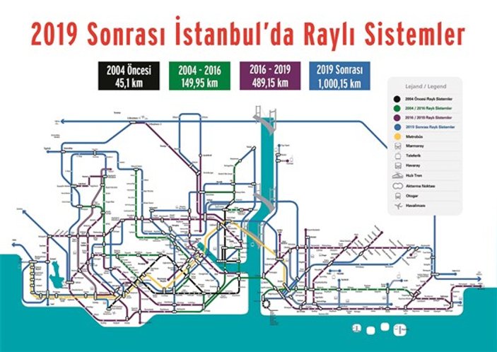 İstanbul'da ulaşım ağları genişletilecek