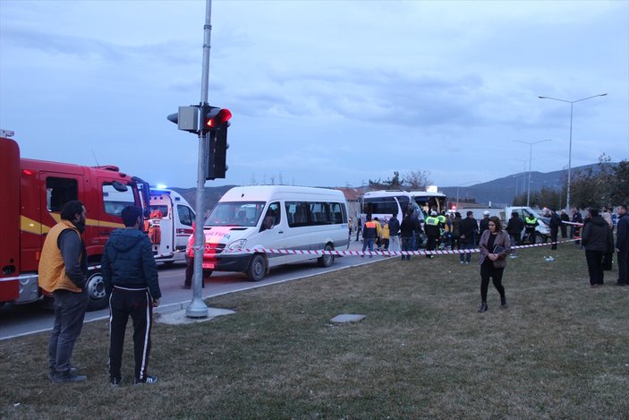 Denizli'de zincirleme trafik kazası: 25 yaralı