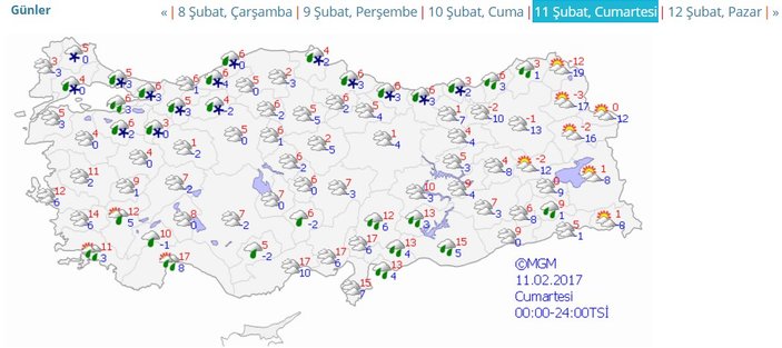 Meteoroloji İstanbul'da kar için gün verdi