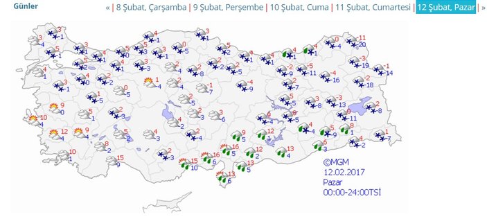 Meteoroloji İstanbul'da kar için gün verdi