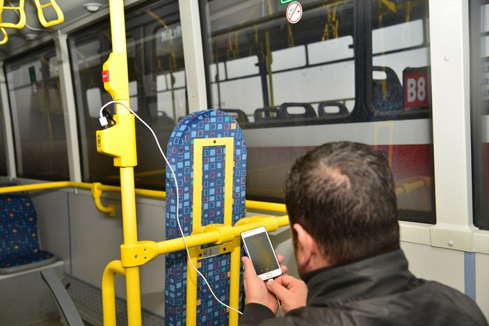 Diyarbakır otobüslerinde ücretsiz internet dönemi