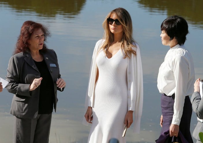 First Lady Melania Trump geleneği bozdu