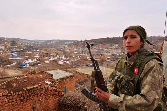 43 yaşındaki Mardinli kadın korucu