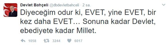 Bahçeli'den değişti diyenlere müthiş cevap