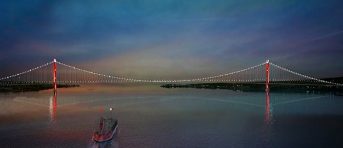Çanakkale Köprüsü'nün görselleri ilk kez yayınlandı