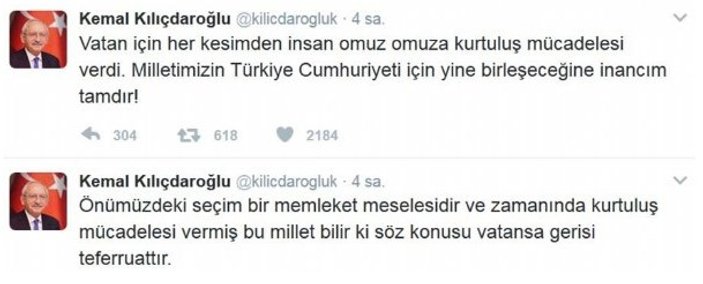Kılıçdaroğlu'ndan referandum yorumu: Bu bir memleket meselesi