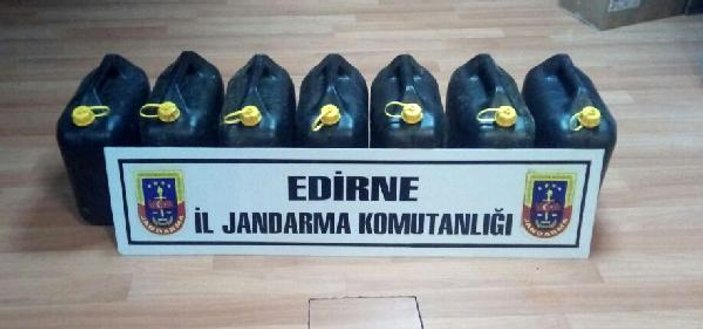 Edirne’de 153 litre asit anhidrit bulundu