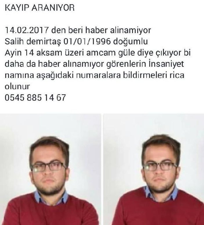 Konya'da 21 yaşındaki genç 1 haftadır kayıp