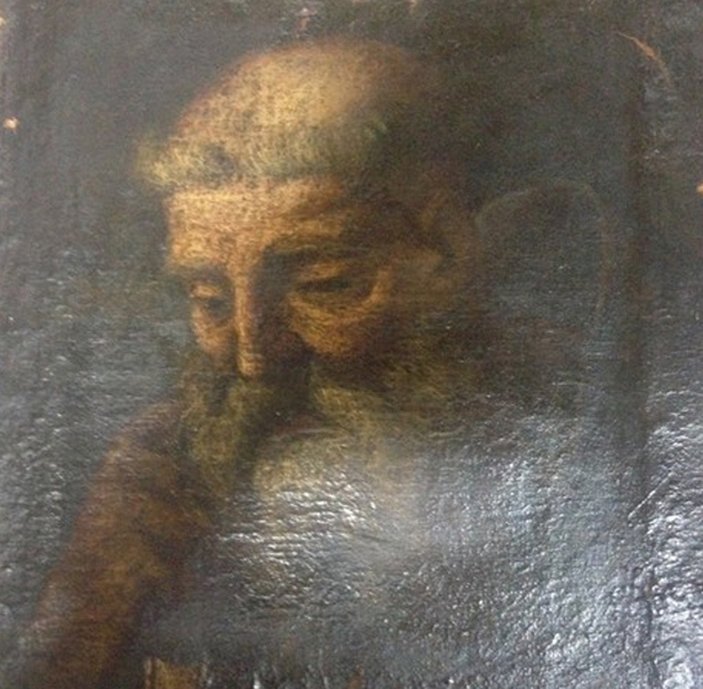 Denizli'de 18. yüzyıla ait tablo ele geçirildi