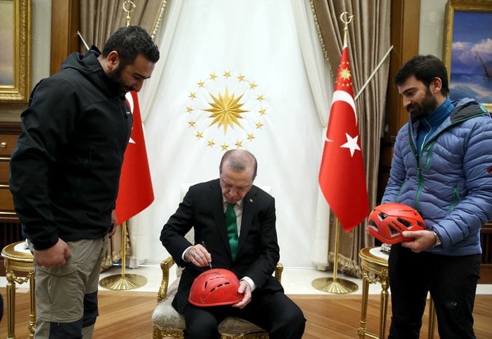 Amerika Kıtasının en yüksek dağından Erdoğan'a hediye