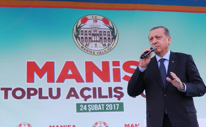 Cumhurbaşkanı Erdoğan Manisa'da